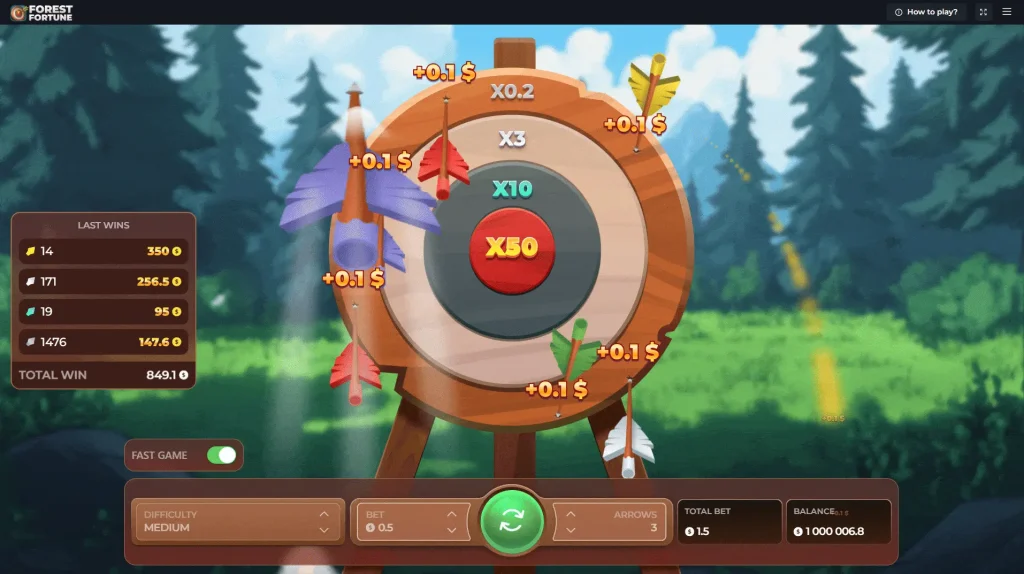 Forest Fortune crash game
